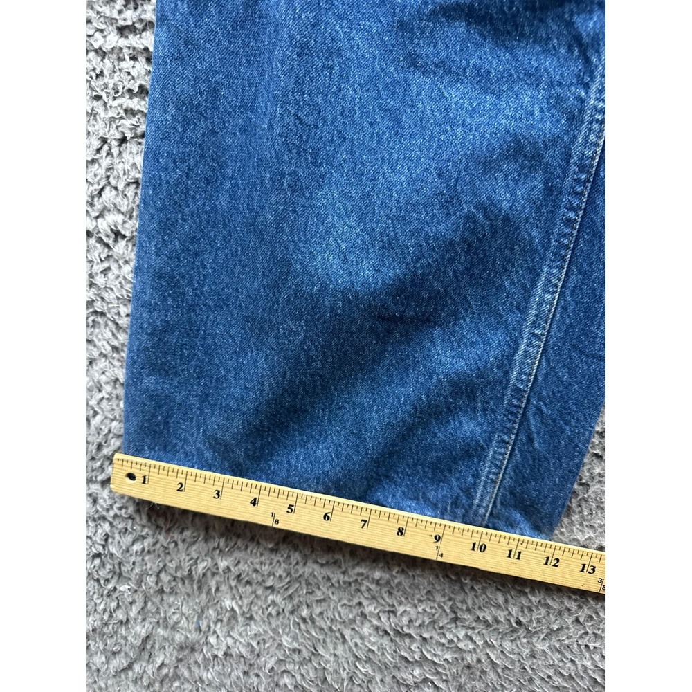 Reformation Cary Low Rise Slouchy Wide Leg Jeans Dark Wash Blue Womens Size 29 - Picture 14 of 15